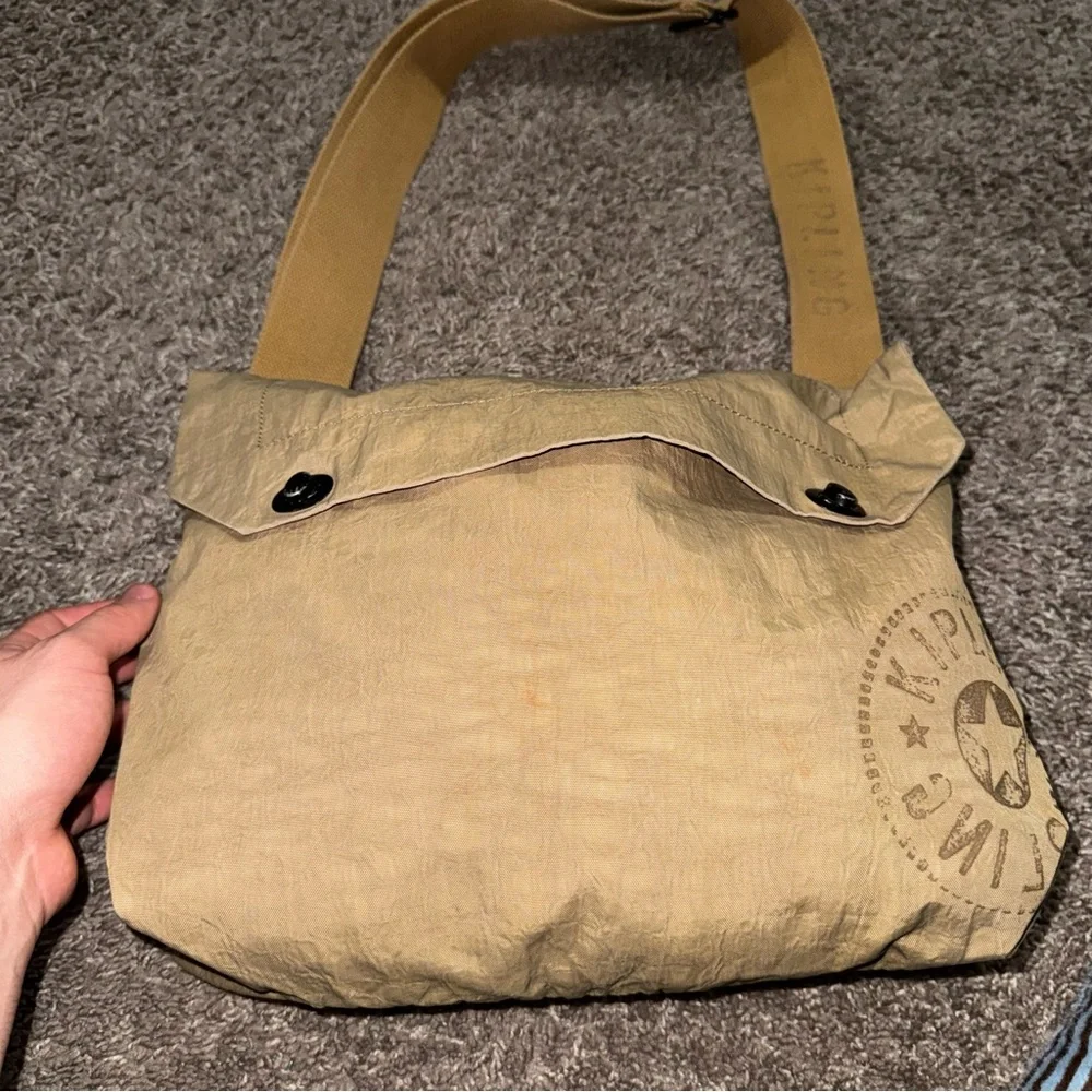Kipling Tan Messenger Bag